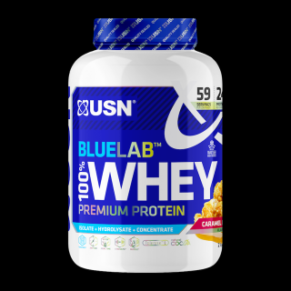 USN Bluelab 100% Whey Premium Protein 2000 g Příchuť: karamel-popcorn