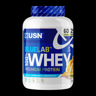 USN Bluelab 100% Whey Premium Protein 2000 g Příchuť: slaný karamel
