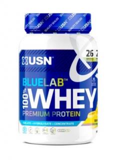 USN BlueLab 100 Whey Premium Protein 908 g Příchuť: banán