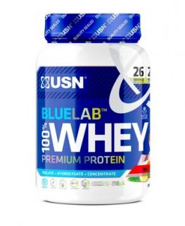 USN BlueLab 100 Whey Premium Protein 908 g Příchuť: tropické ovoce