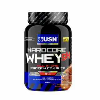 USN Hardcore Whey gH 908 g Příchuť: čokoláda