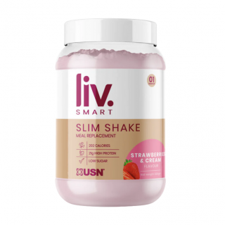USN LivSmart Slim Shake 550 g Příchuť: jahoda