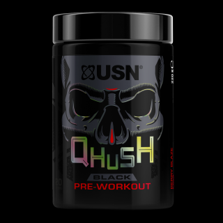 USN Qhush Black Pre - Workout 220 g Příchuť: ovoce