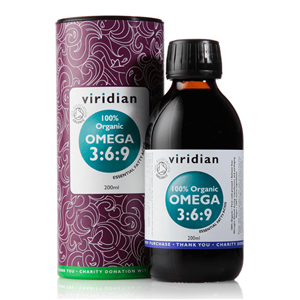Viridian 100% Organic Omega 3:6:9 Oil 200 ml
