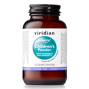 Viridian Synbiotic Children´s Powder 50 g (Směs probiotik, prebiotik a vitamínu C pro děti)