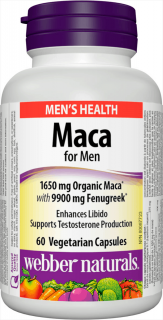 Webber Naturals Maca for Men 60 cps