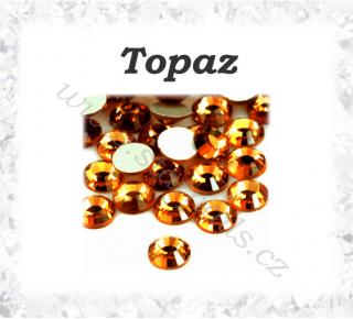 Broušené kamínky Topaz SS6, 100ks (Broušené kamínky SS6 2mm)