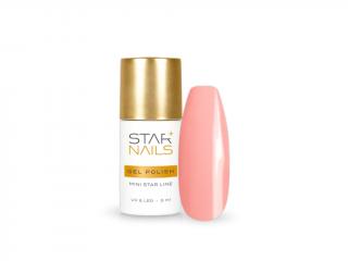 Gel lak Mini Star 23, 5ml - KANSAS CITY (Broskvově růžový makeup gel lak pro UV, LED a CCFL lampy)