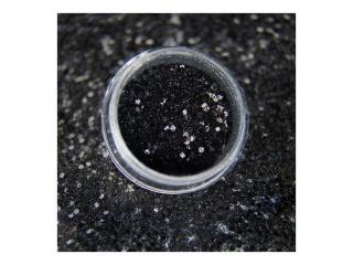 Glitter ELEGANCE černý, třpytivý - G286 (Zdobení na nehty - třpytivé glitry)
