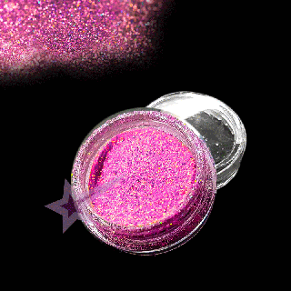 Glitter mermaid aurora růžový holografický č.115 (Zrcadlový pigment/glitter třpytivý s holografickými odleskem)