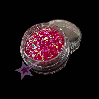 Glitter purpurový aurora - G44 (Zdobení na nehty - glitry)