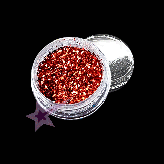 Glitter skořicová červená - G46 (Zdobení na nehty - glitry)