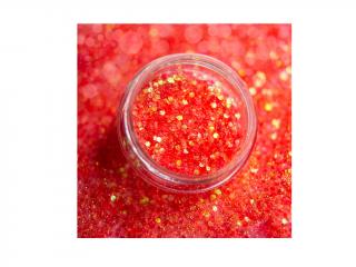Neonový červený glitter TROPICAL G270 (Zdobení na nehty - glitry, neonový glitter)