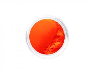 Neonový pigment oranžový, smoke efekt P206 (Pigment do UV gelu i akrylu neonový mandarinka)