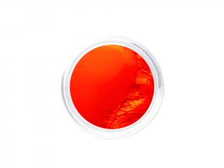 Neonový pigment papája, smoke efekt P207 (Pigment do UV gelu i akrylu neonový mandarinka)