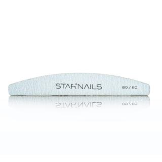 Pilník na nehty STARNAILS LOĎKA 80/80, 1 ks (Pilník na gelové, akrylové a přírodní nehty)