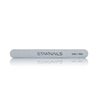 Pilník na nehty STARNAILS ROVNÝ 100/180, 25 ks (Pilník na gelové, akrylové a přírodní nehty)