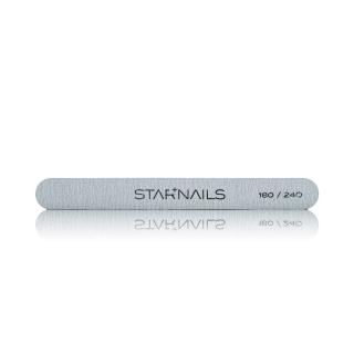 Pilník na nehty STARNAILS ROVNÝ 180/240, 25 ks (Pilník na gelové, akrylové a přírodní nehty)
