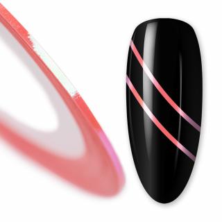 Samolepící zdobící páska na nehty Light Pink - 1mm (Zdobící - glitrová samolepící páska na nehty)