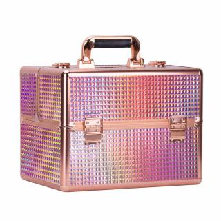 STAR kosmetický kufr L – RAINBOW BLOCK (Kosmetický, kadeřnický kufřík na UV lampu, brusku)