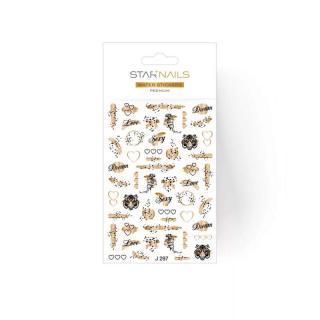 Starnails 2D vodolepky/obtisky PREMIUM - J297