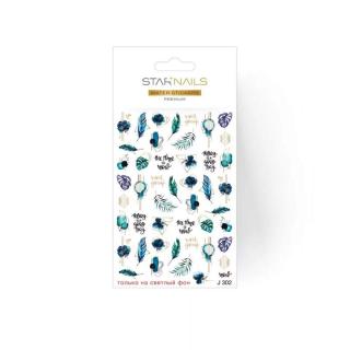 Starnails 2D vodolepky/obtisky PREMIUM - J302