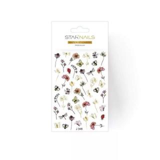 Starnails 2D vodolepky/obtisky PREMIUM - J348