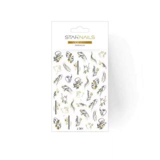 Starnails 2D vodolepky/obtisky PREMIUM - J361