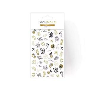 Starnails 2D vodolepky/obtisky PREMIUM - J364