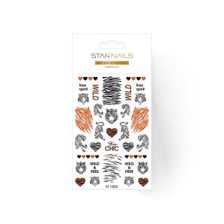 STARNAILS 2D vodolepky/obtisky PREMIUM - N1405
