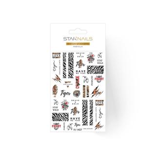 STARNAILS 2D vodolepky/obtisky PREMIUM - N1407