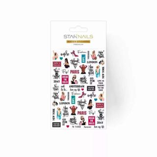 Starnails 2D vodolepky/obtisky PREMIUM - N1449