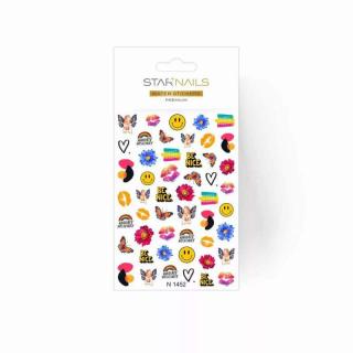 Starnails 2D vodolepky/obtisky PREMIUM - N1452