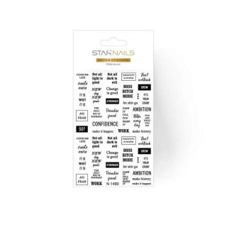 Starnails 2D vodolepky/obtisky PREMIUM - N1490