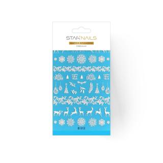 STARNAILS 3D vodolepky/obtisky PREMIUM - B512