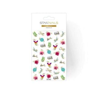 Starnails 3D vodolepky/obtisky PREMIUM - B543