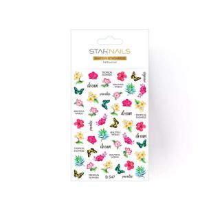 Starnails 3D vodolepky/obtisky PREMIUM - B547