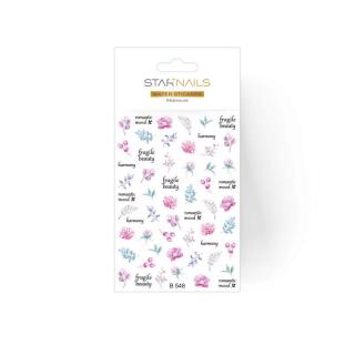 Starnails 3D vodolepky/obtisky PREMIUM - B548