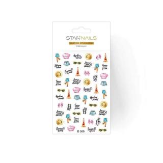 Starnails 3D vodolepky/obtisky PREMIUM - B569