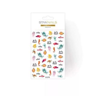 Starnails 3D vodolepky/obtisky PREMIUM - B576