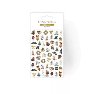 Starnails 3D vodolepky/obtisky PREMIUM - B588