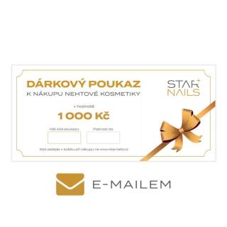 Starnails Elektronický poukaz na nákup zboží 1 000 Kč