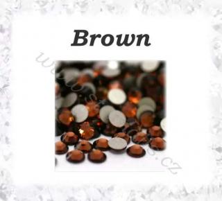 Starnails Kamínky Brown - SS6, 20 ks