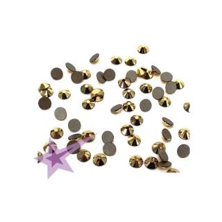 Starnails Kamínky Gold Aurum - SS12, 100 ks