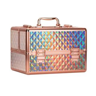 Starnails Kosmetický kufr - Rainbow Rose Golden, M