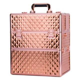 Starnails Kosmetický kufr Rose Gold Diamond, XXL