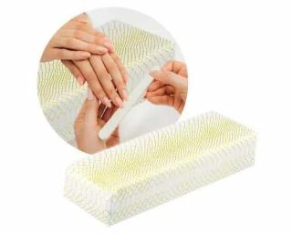Starnails Manikúrní podložka - eko kůže, bílá, prošívaná