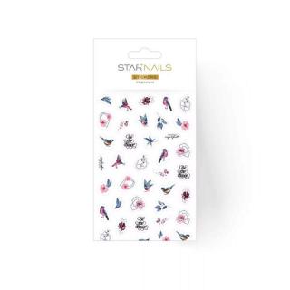 Starnails Nálepky na nehty 2D Premium - samolepky SN09