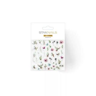 Starnails Nálepky na nehty 3D Premium - samolepky R35