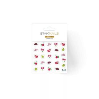 Starnails Nálepky na nehty 3D Premium - samolepky R49